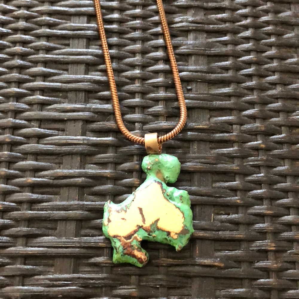 Australian Bronze/copper pendant necklace